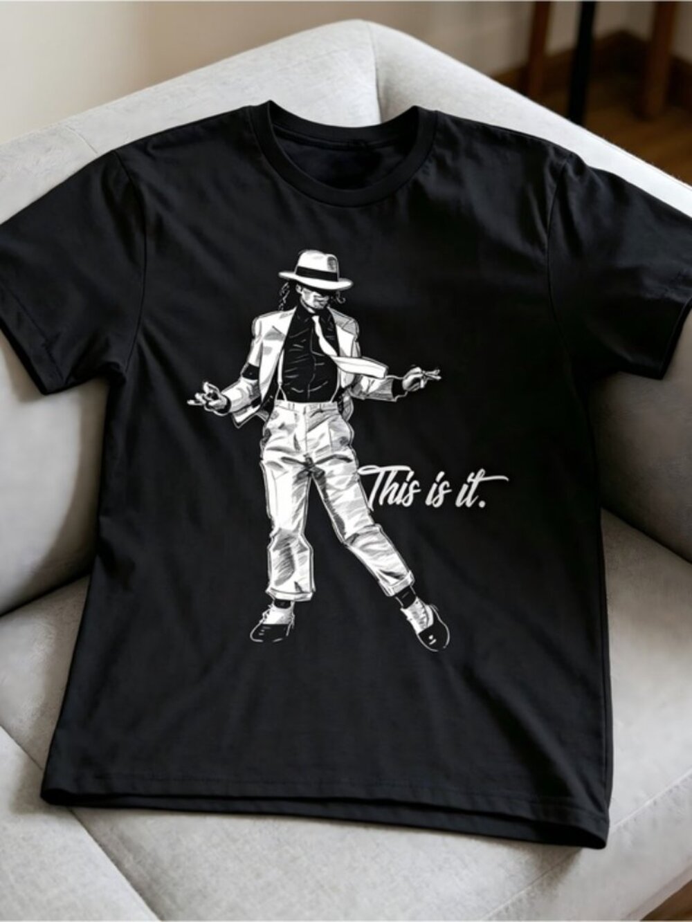 Michael-Jackson-Tshirt-this-is-it Unisex T-shirt Gift For Fan
